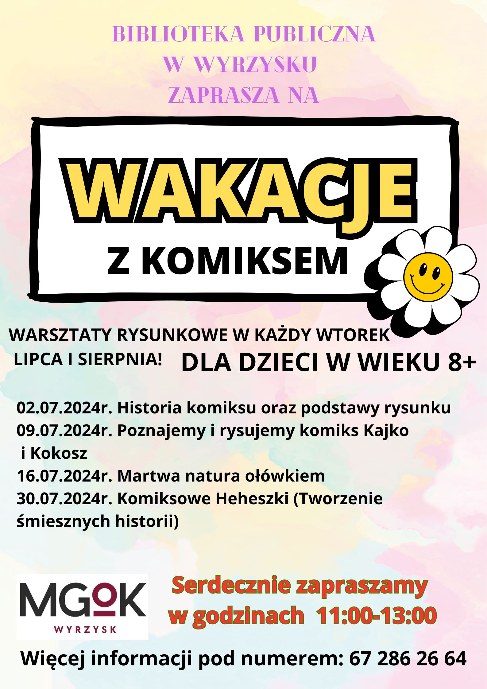 wakacje komiks biblioteka wyrzysk